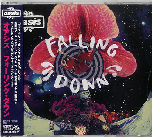 Oasis Falling Down Japanese Promo CD single (CD5 / 5
